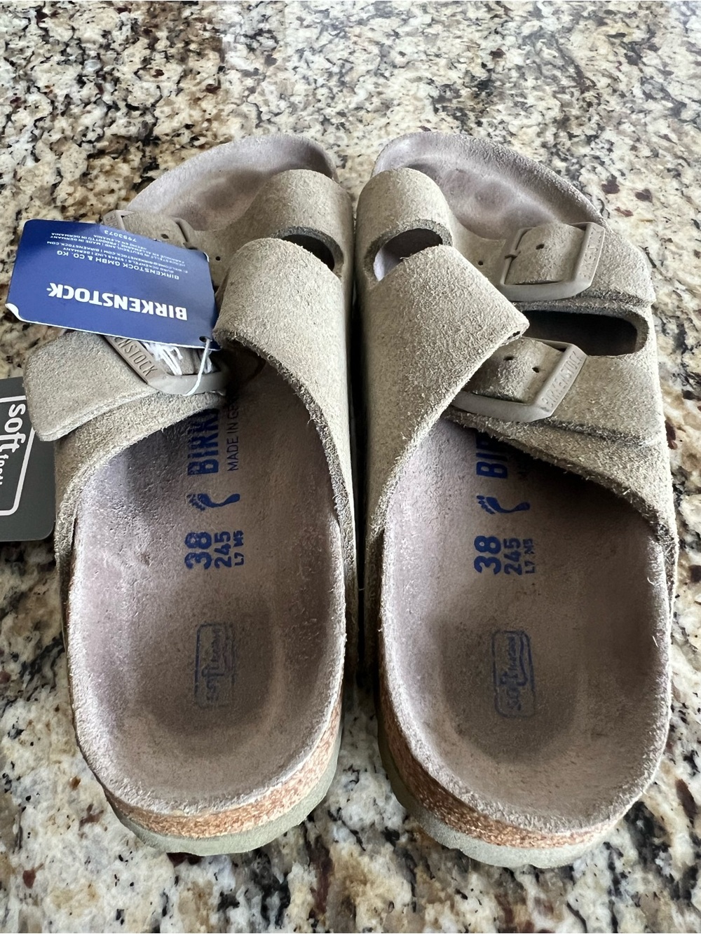 Birkenstock Arizona BS Narrow Suede Sandal 38 - Picture 5 of 9